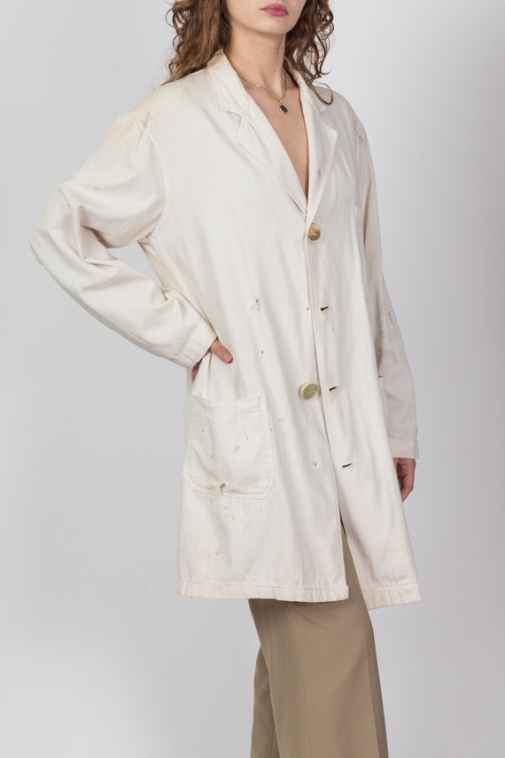 ML Vintage 1940s Lab Coat Size 42, Men's Medium, … Gem