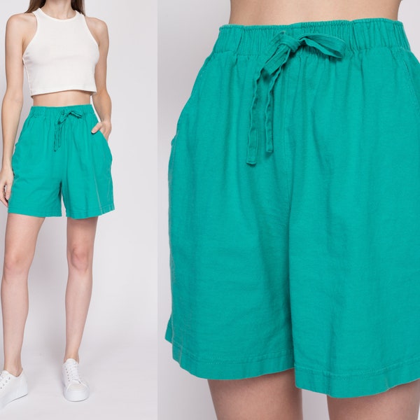 Teal Cord Shorts main image 1