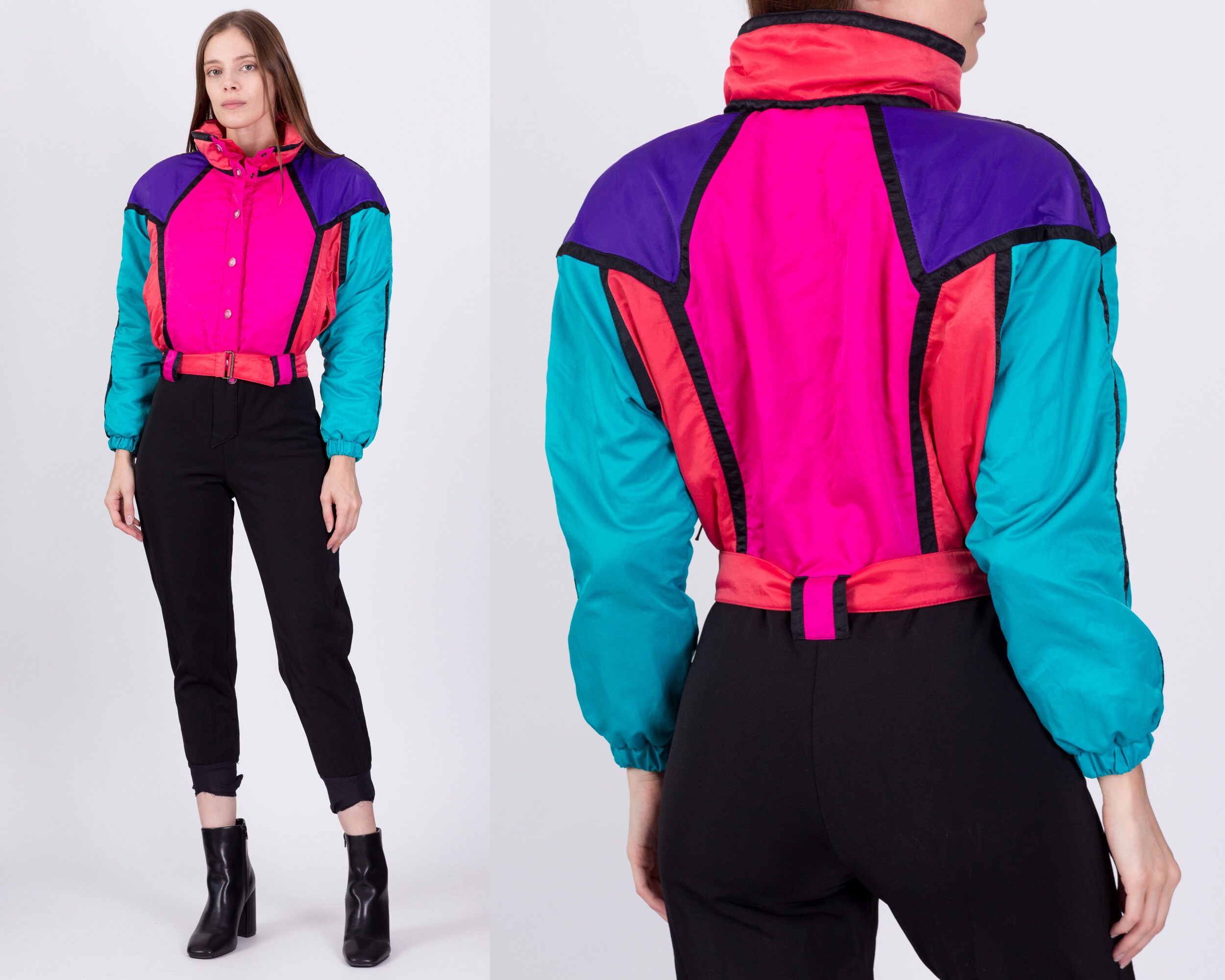 80's retro ski outfit