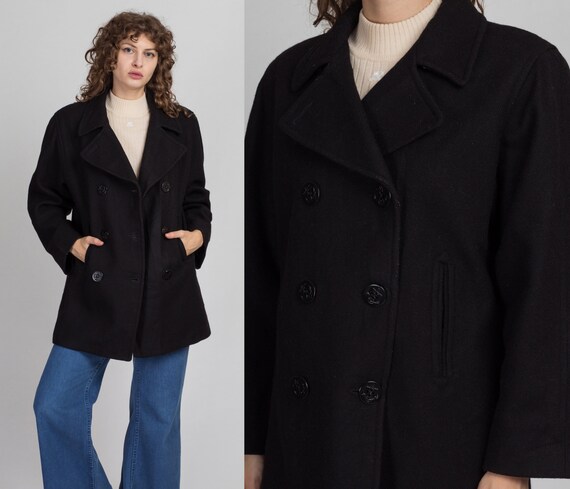 navy blue peacoat