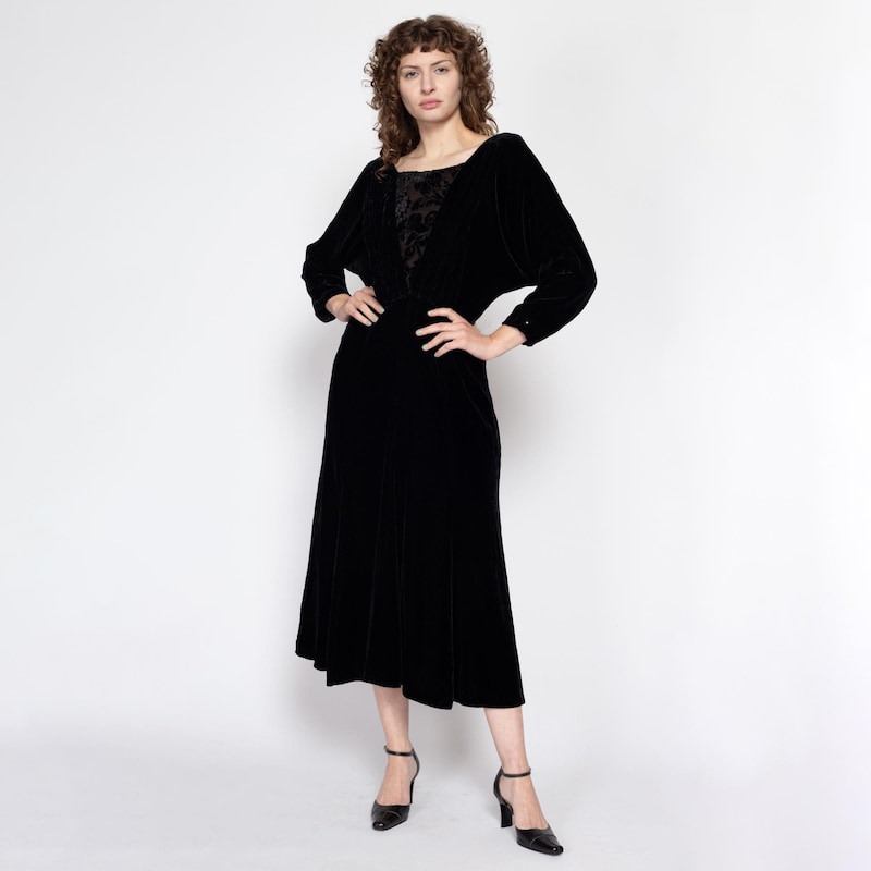 Velvet Vintage Gothic Dress