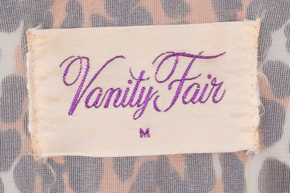 60s 70s Vanity Fair Leopard Print Loungewear Hous… - image 8