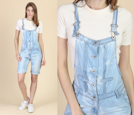 90s overalls shorts