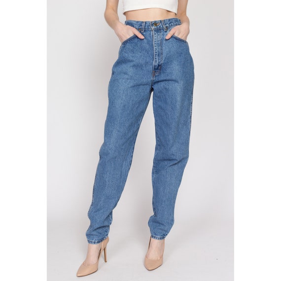 Small 80s Chic High Waisted Curvy Fit Mom Jeans 2… - image 2