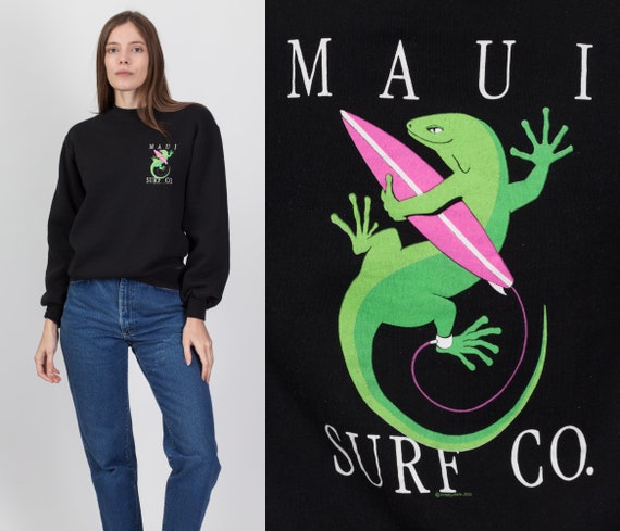 Small 90s Maui Surf Company Sweatshirt Unisex | V… - image 1