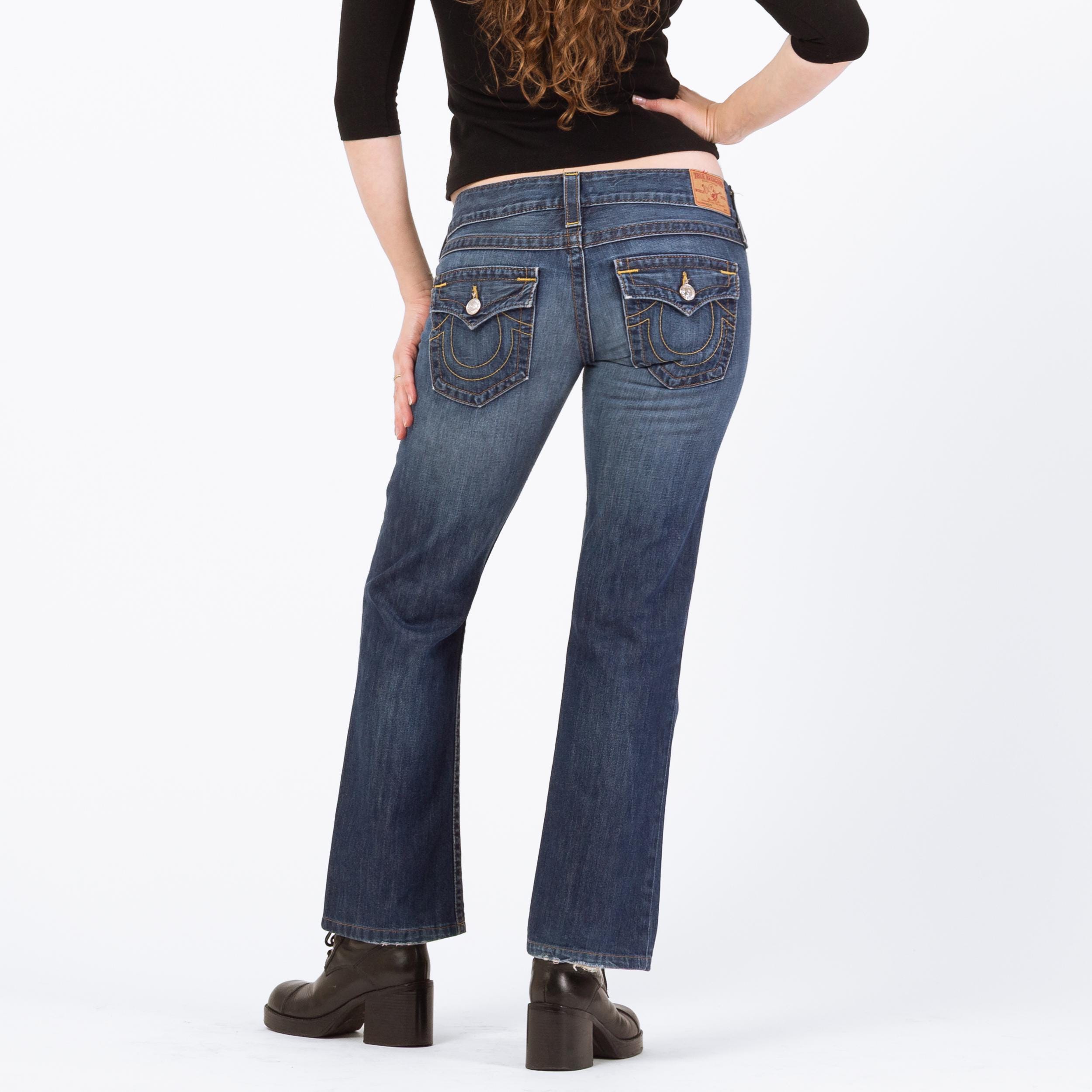 Vintage Y2K True Religion Becky Low Rise Bootcut Jeans - Medium