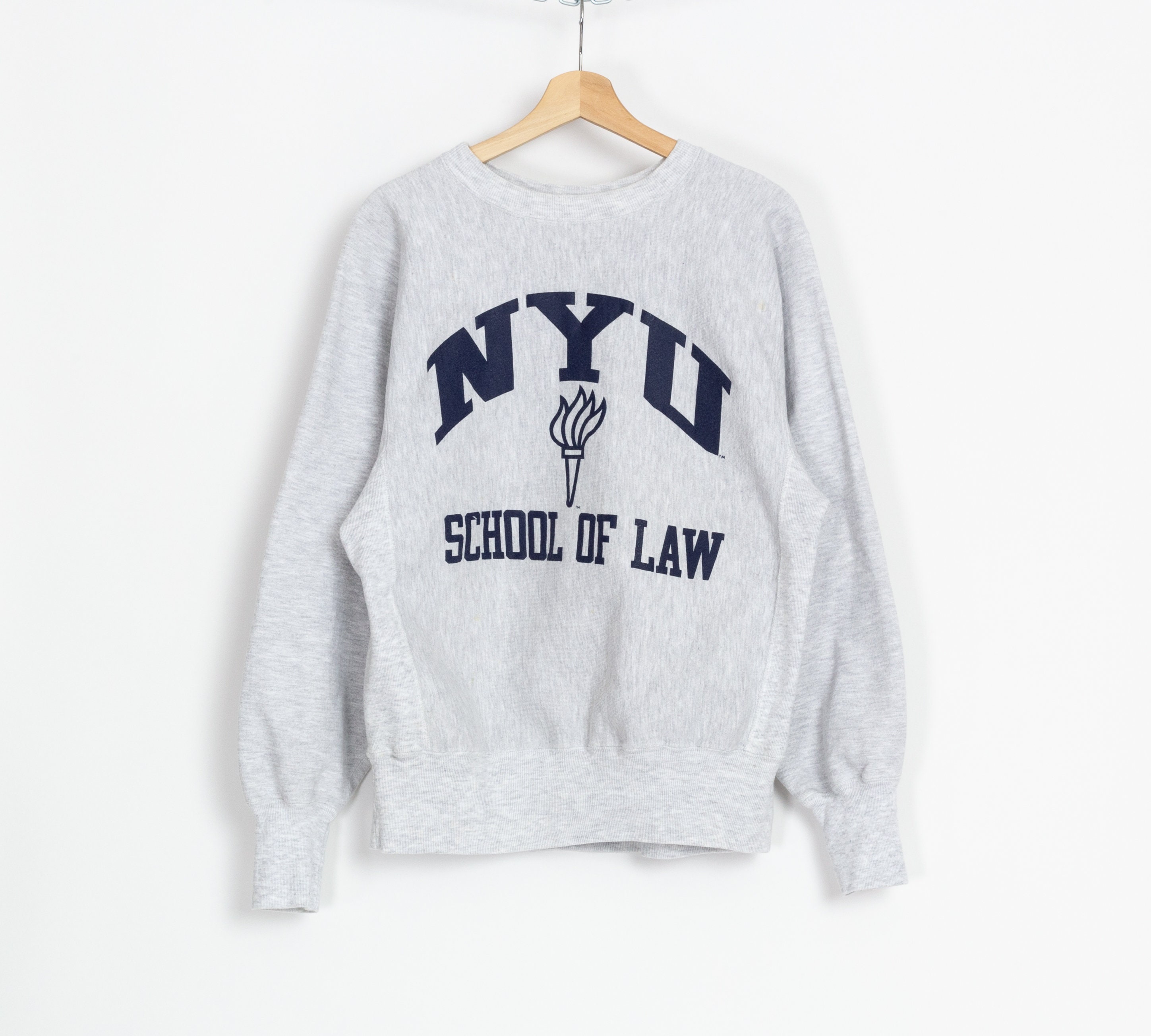 90s NYU School of Law Champion Reverse Weave Sweatshirt - Etsy