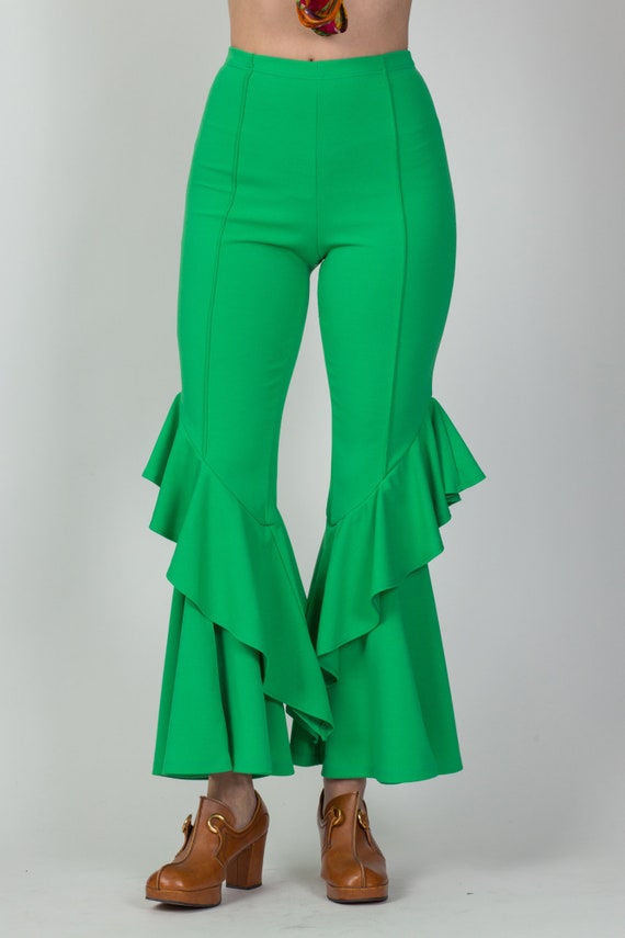 Zali Flare Pants - Emerald Green – Thats So Fetch AU