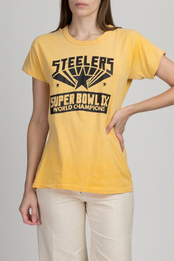 70s Pittsburgh Steelers Super Bowl IX Champions T… - image 4