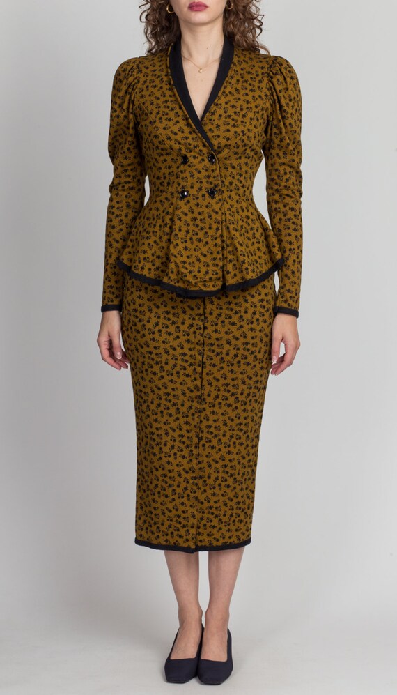 betsey johnson pink tweed suit