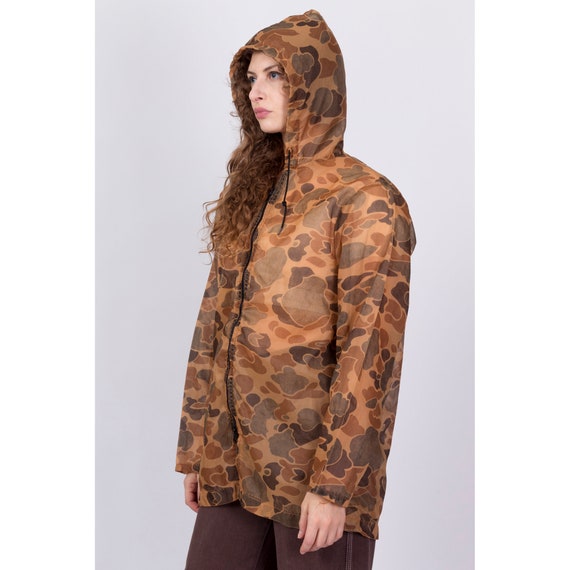 70s 80s Saftbak Sheer Camo Cover Jacket 