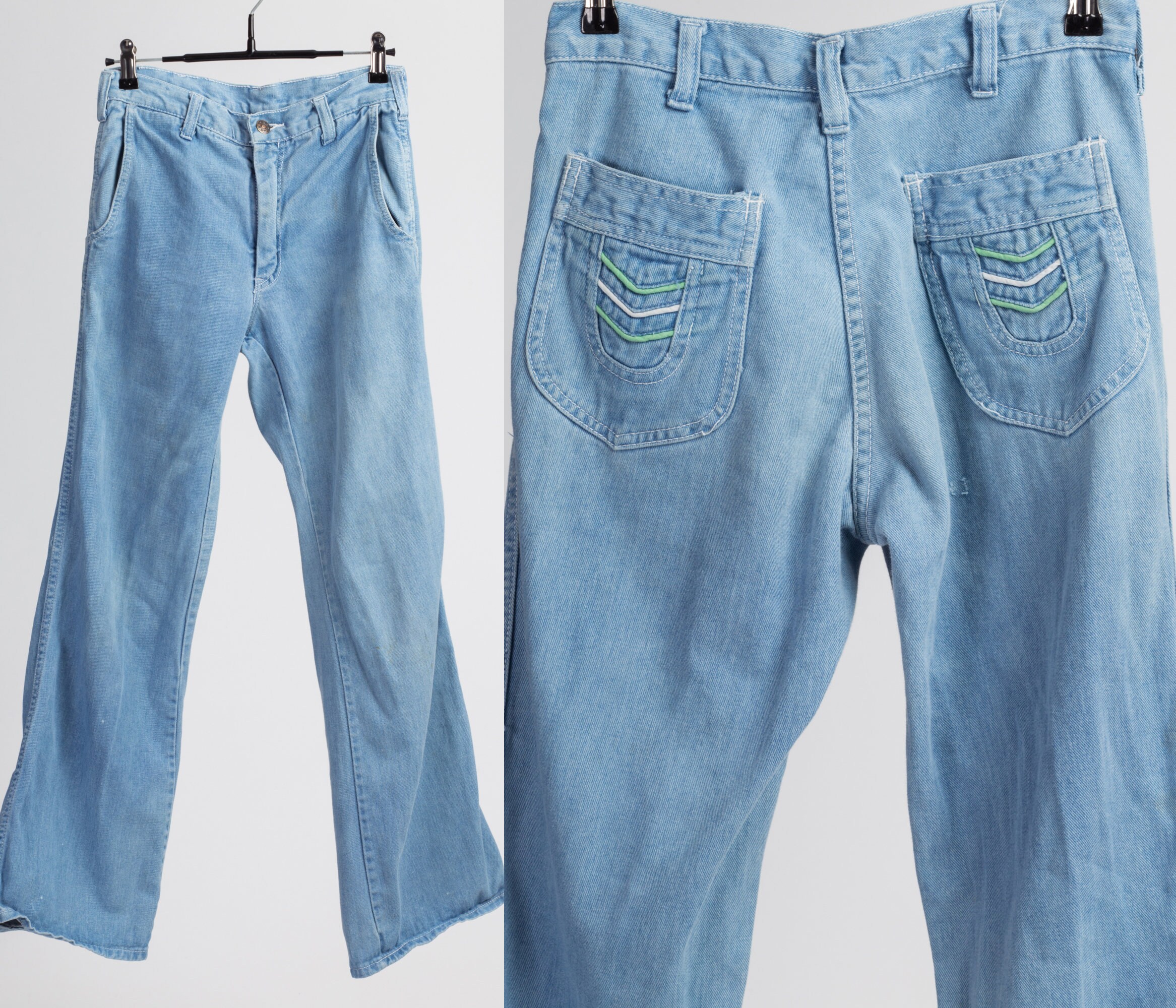 Frayed Hem Stonewashed Monogram Patch Jeans - Women - Ready-to