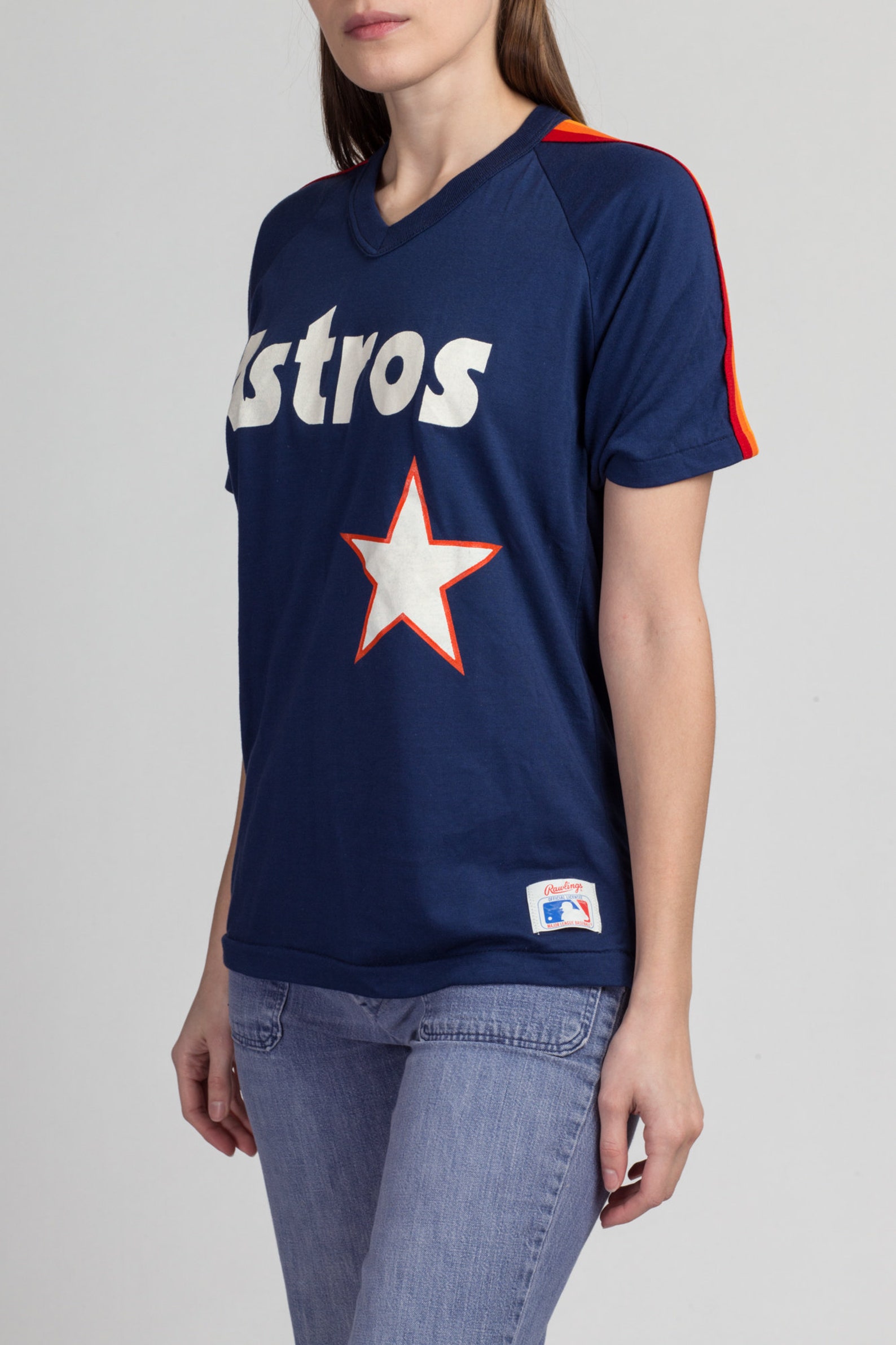 80s Houston Astros Baseball Jersey Deadstock Men's Etsy