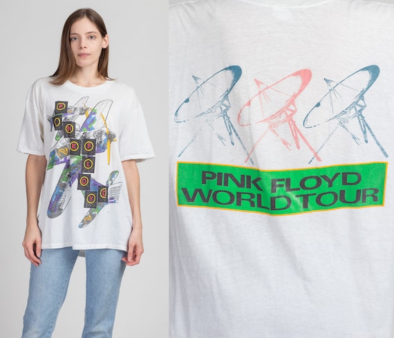 1987 Roze Floyd Vintage T-Shirt Maat L Kleding Gender-neutrale kleding volwassenen Tops & T-shirts T-shirts 