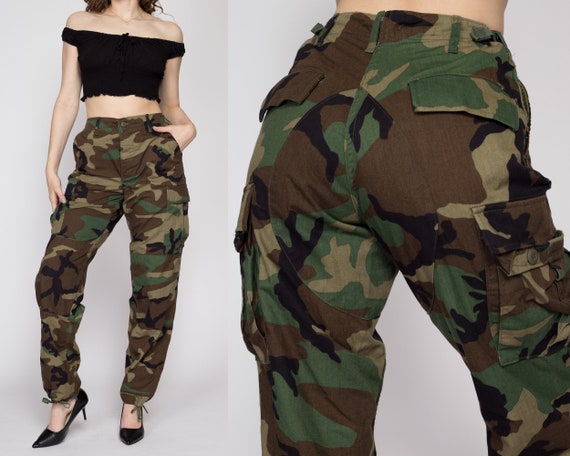 Amazon.com: Vakkest Women's Camo Cargo Pants High Waist Slim Fit Trousers  Camouflage Active Jogger Pocket Sweatpants with Belt : Clothing, Shoes &  Jewelry