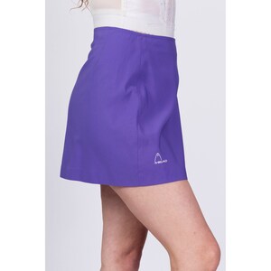 Vintage Purple Tennis Mini Skirt Medium, 28 80s 90s Head Sportswear High Waisted Preppy Wrap Skirt image 4