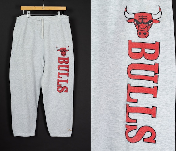 80s 90s Chicago Bulls Joggers Large 