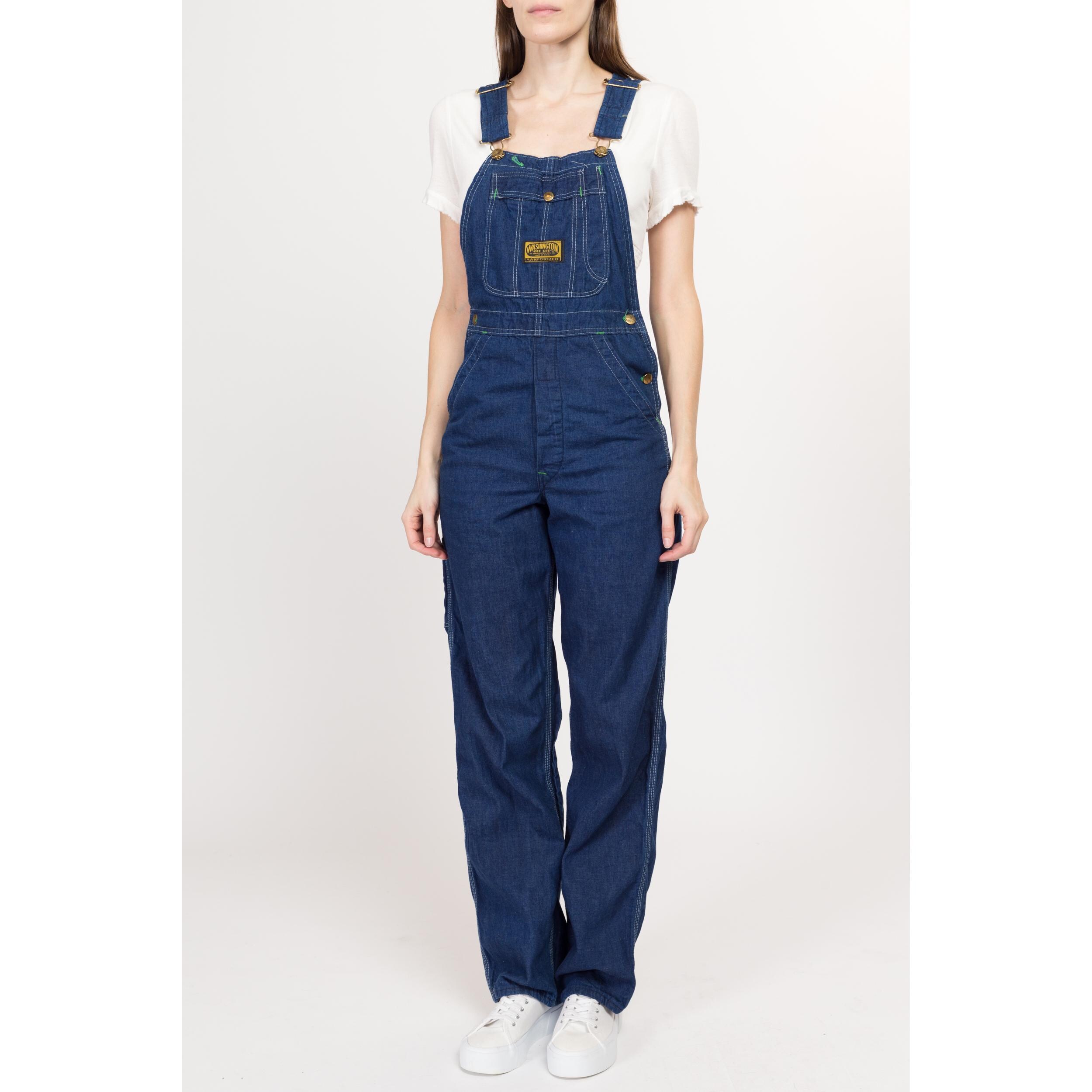 60s～ USA製 WASHINGTON DEE CEE オーバーオール　薄手 60s 70s Washington Dee Cee Dark Wash Denim Overalls - Extra Small