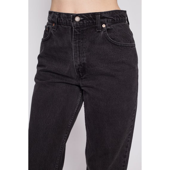 Vintage Levis 551 Black Cut Off Jeans Medium, 29"… - image 7