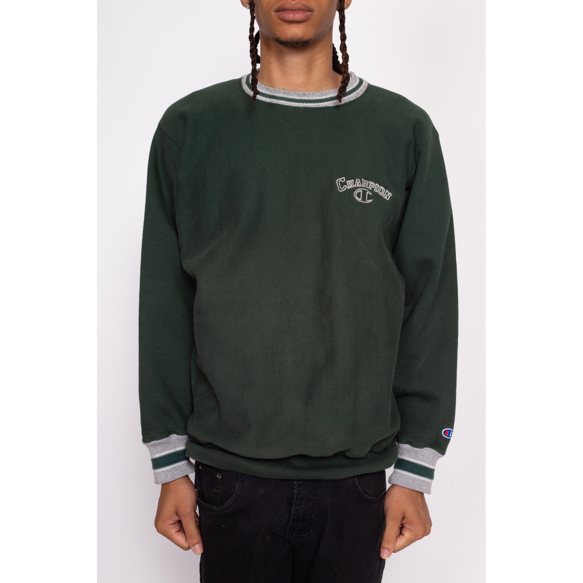 トップス 70's ALL ARMY champion reverse weave VTG 80s Champion Reverse Weave Warm Up USMA Sweatshirt Military