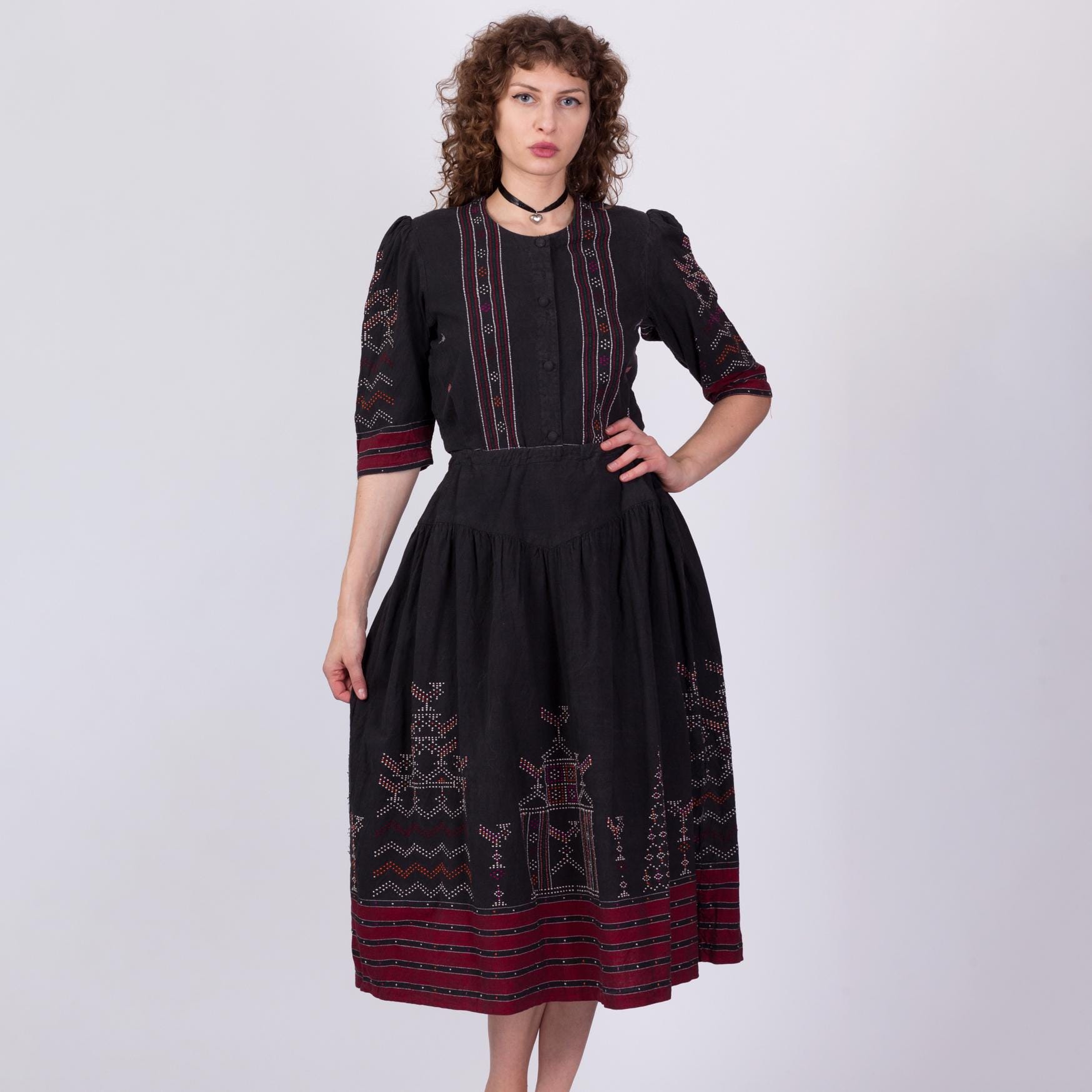 Jupe folklorique russe Etsy France