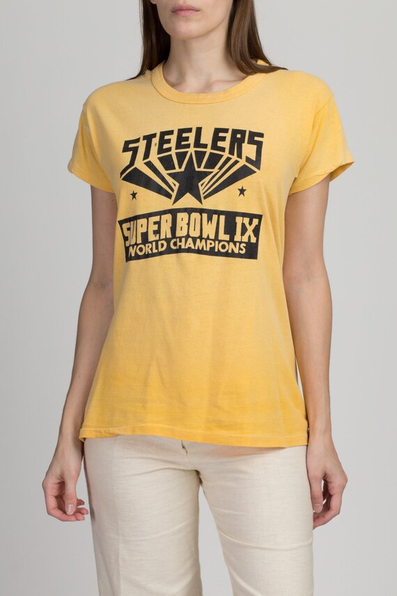 70s Pittsburgh Steelers Super Bowl IX Champions T… - image 3