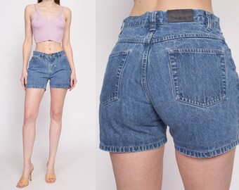 Small Y2K Lee Mid Rise Jean Shorts | Vintage Denim Mom Shorts