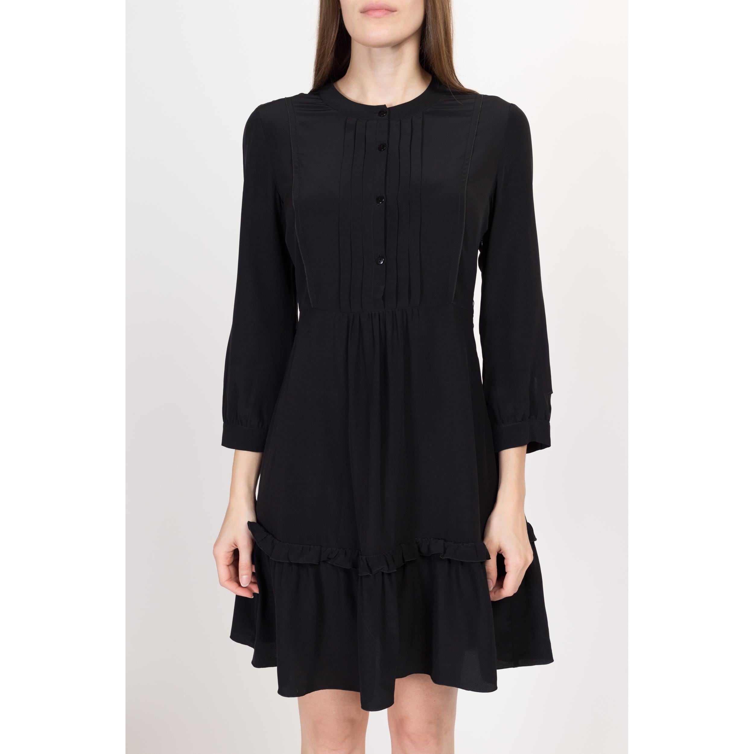 miu miu black mini dress Miu Miu Italy. Vintage Black Cotton/Elastane Blend Mini Dress main image 0