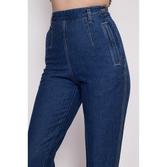 XS 90s Lizwear Stirrup Side Zip Jeans 25" | Vinta… - image 6