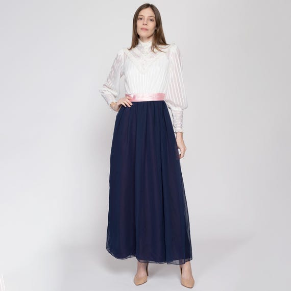 Navy blue hostess dress sales