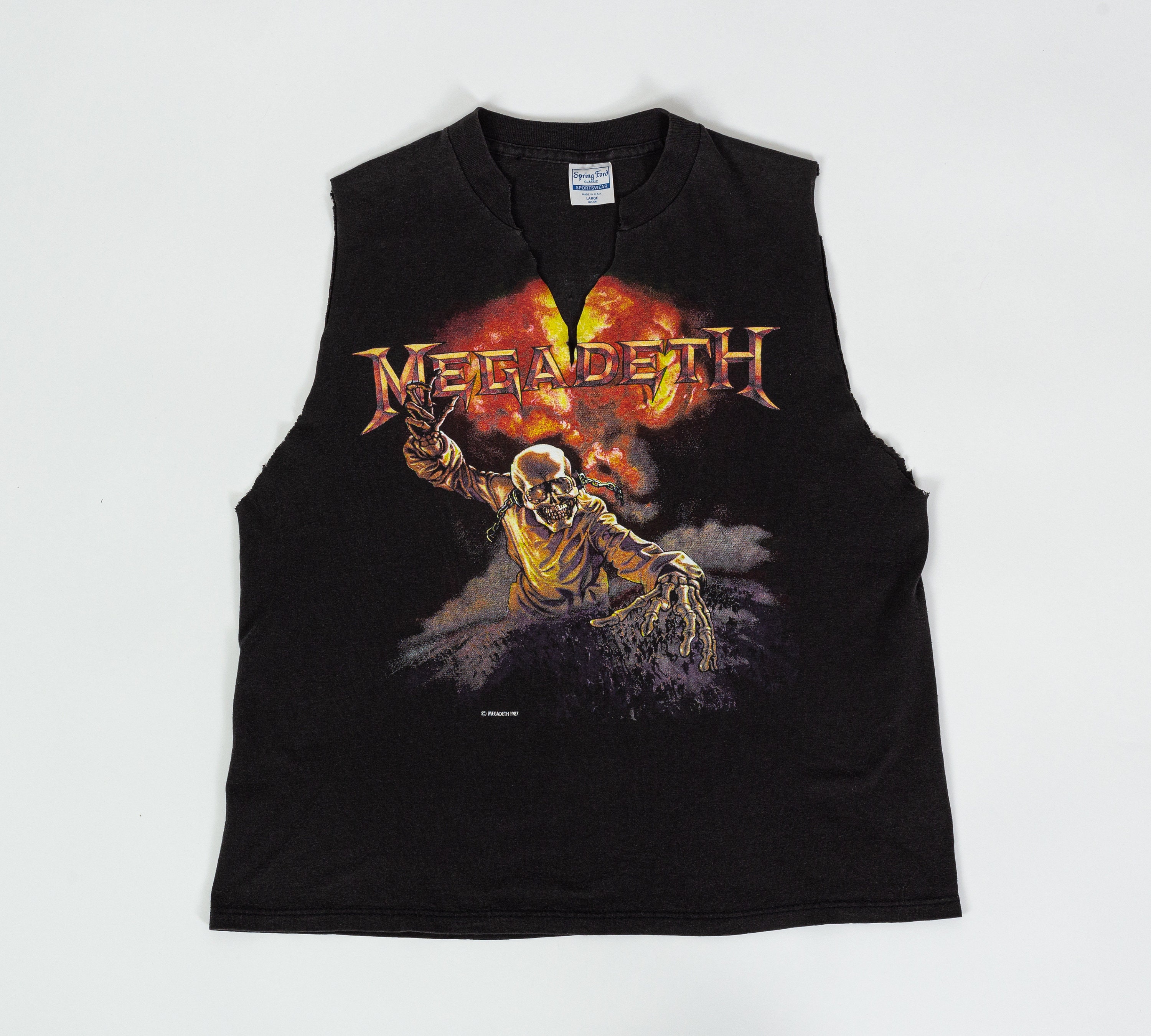 Megadeth sleeveless shirt Clearance