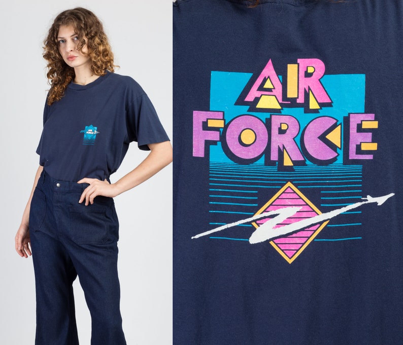 Chemise Vaporwave de lUS Air Force des années 80 XL homme ...