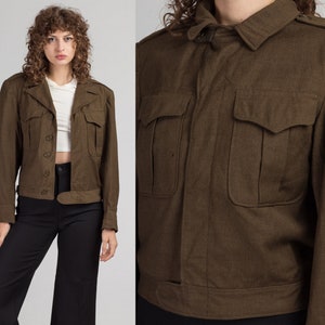Vintage 1940s WWII Cropped Ike Army Jacket Men's Small - Etsy