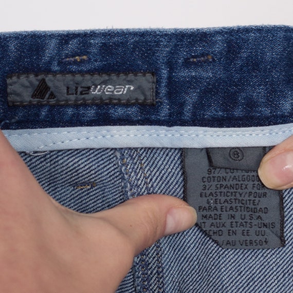 XS 90s Lizwear Stirrup Side Zip Jeans 25" | Vinta… - image 7