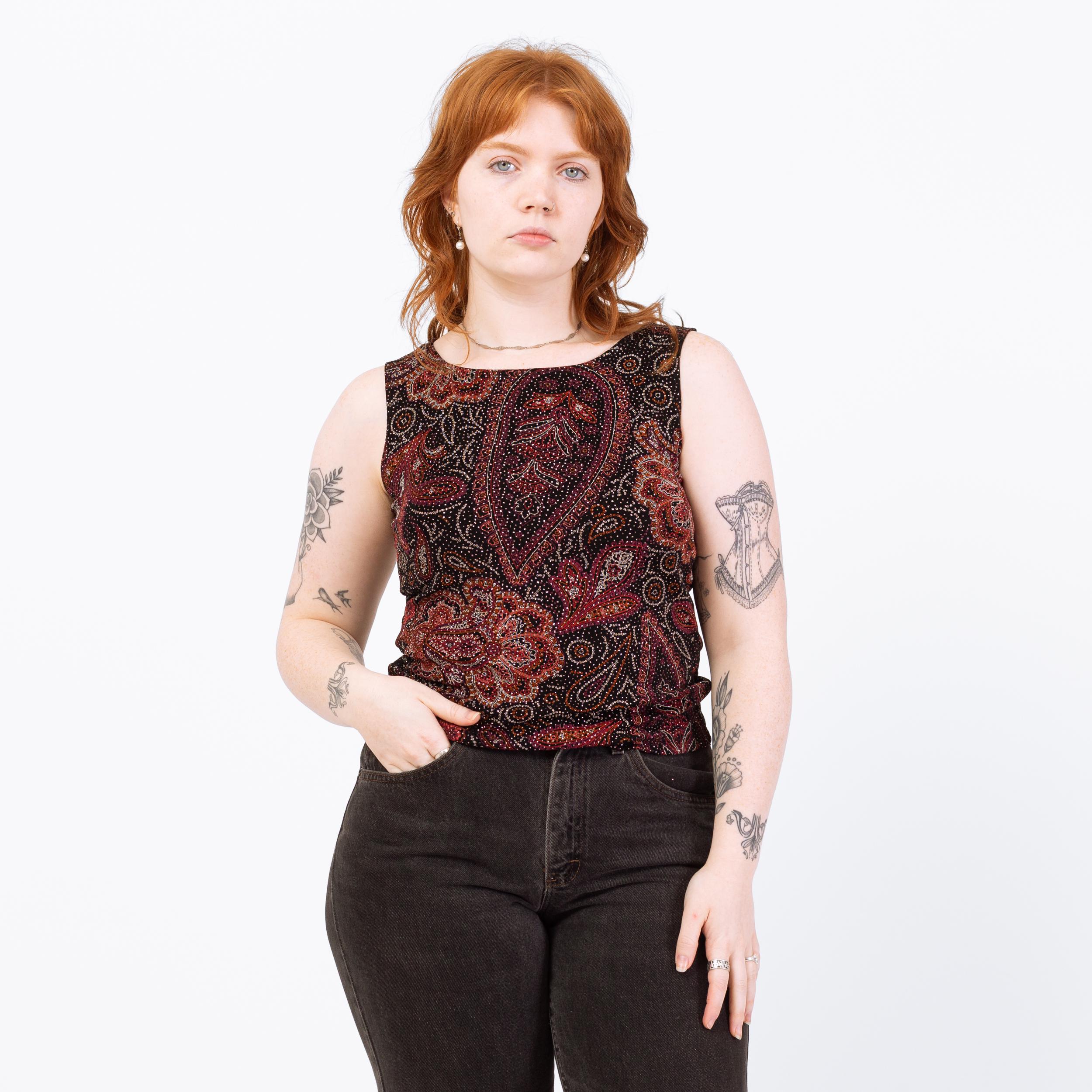 90s Sparkle Tank - Etsy