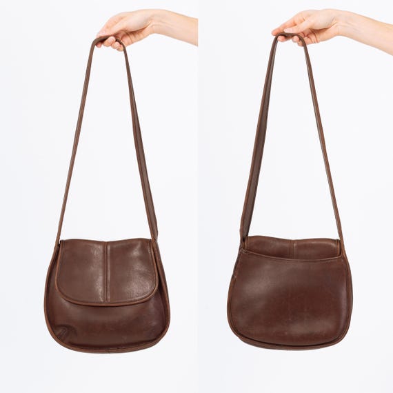 バッグ Vintage Coach Leather Flap Ergo Shoulder Old Coach Ergo Flap Shopper Shoulder bag Leather Leaf Green