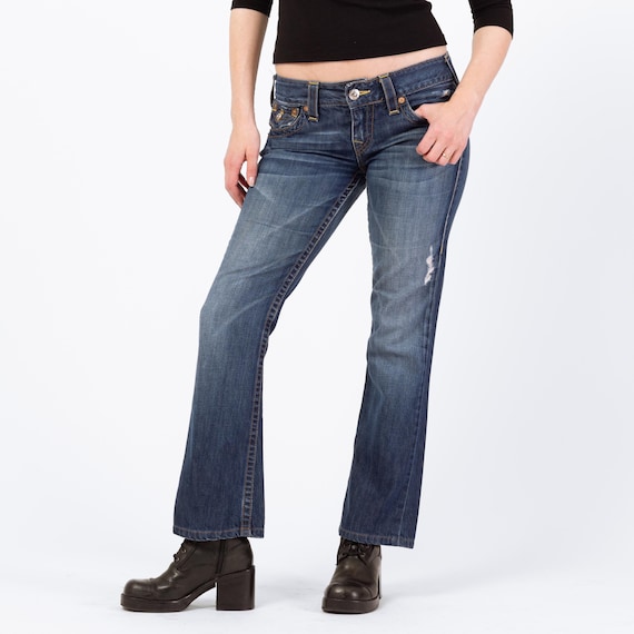 Vintage Y2K True Religion Becky Low Rise Bootcut Jeans - Medium