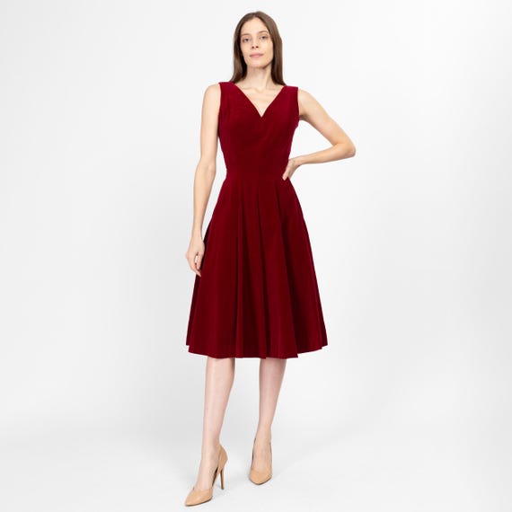 strapless open back dress Winona Fit And Flare Dress