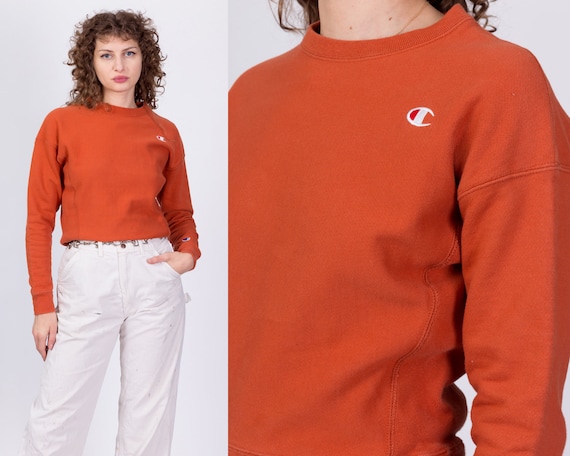 Champion cropped sweatshirt red top