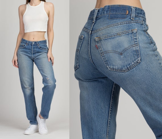 Vintage 90s Levi's Jeans Pequeño Mujer - Etsy