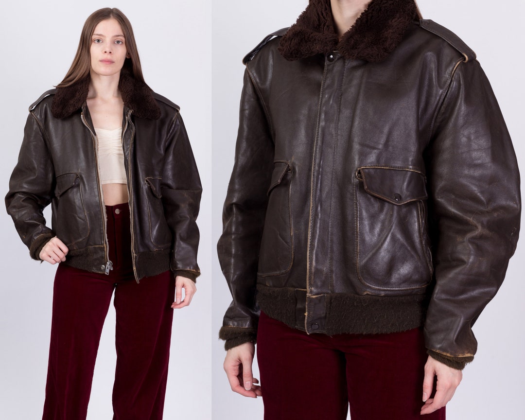 Bomber schott vintage femme sales