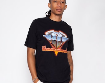 90年代 タズ ロックンロール ハーレーダビッドソン Tシャツ - Lサイズ