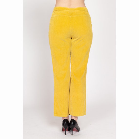 Medium 70s Yellow Corduroy Kick Flare Pants | Vin… - image 5