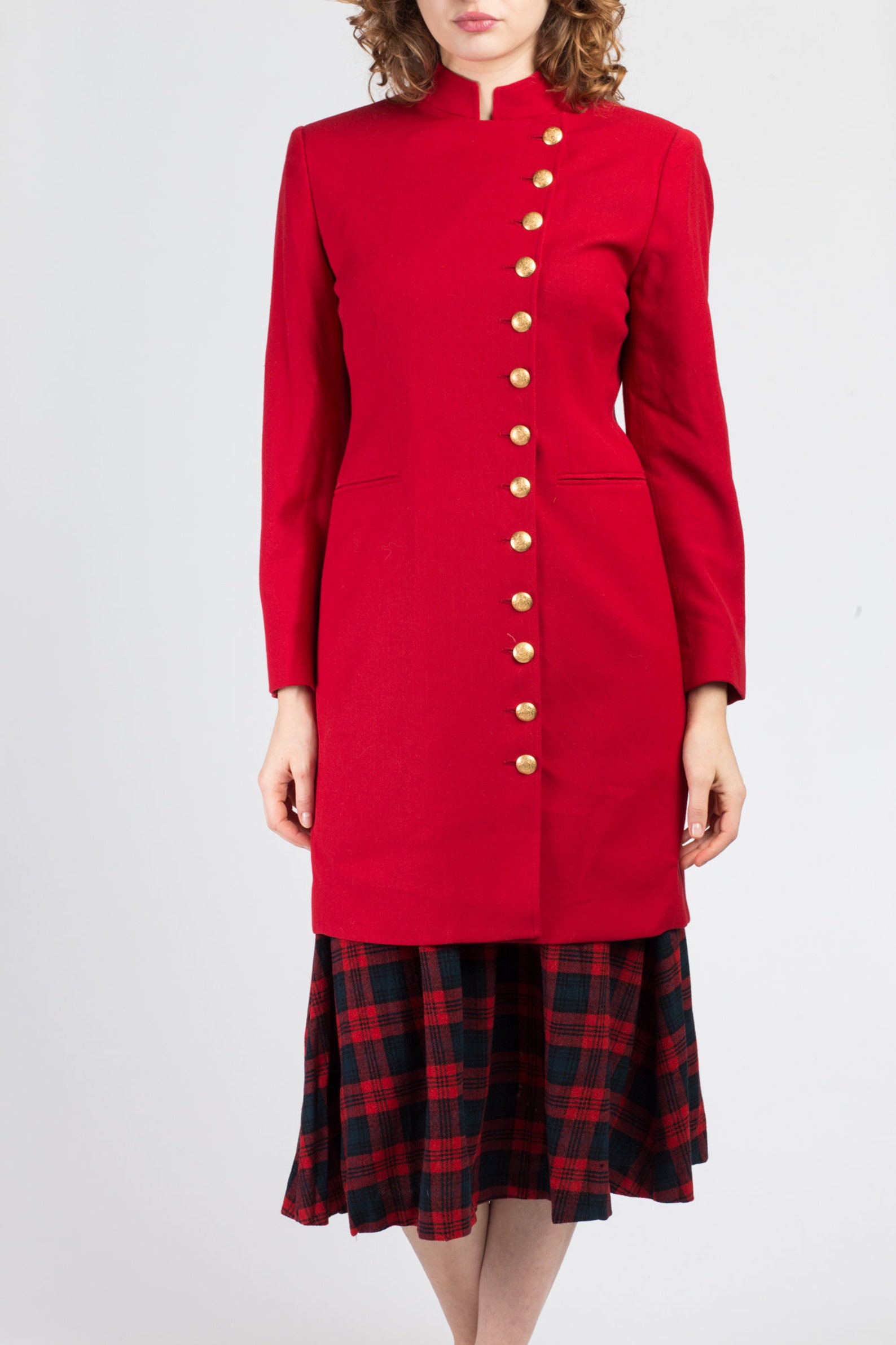 Vintage Ralph Lauren Red Longline Jacket Small to Medium Etsy