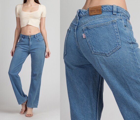 90s High Waist Soft Cotton Jeans - Large, 33" | Vi