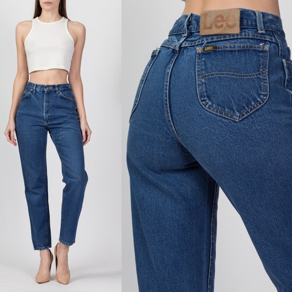 80s High Waist Jeans - Etsy