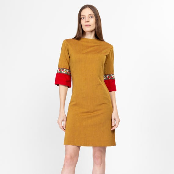 Mezza Manica Vestiti Con Manica A Campana Mini Abito Hippie Con