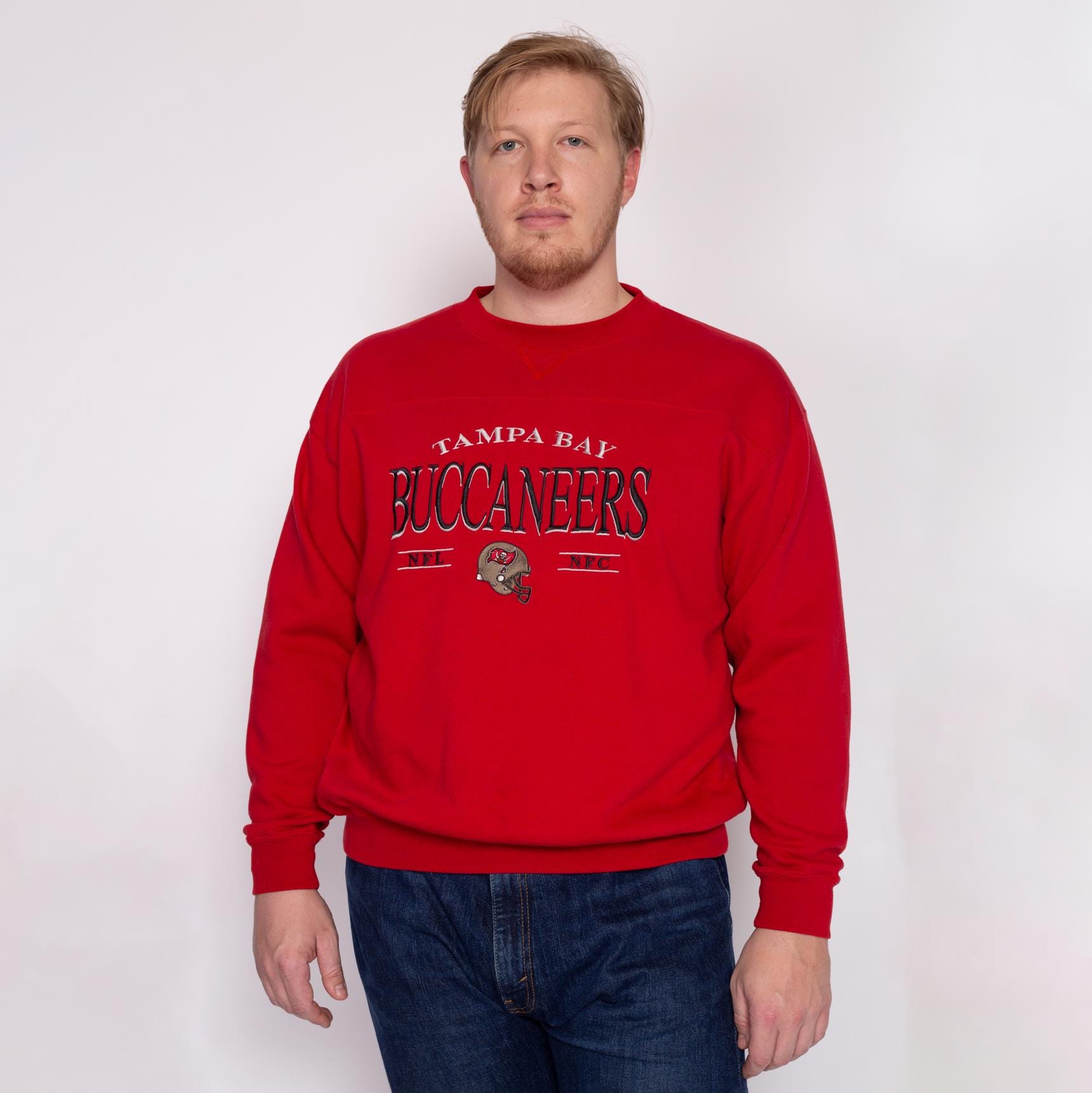 XL 90s Tampa Bay Buccaneers Sweatshirt Vintage NFL Football Lee