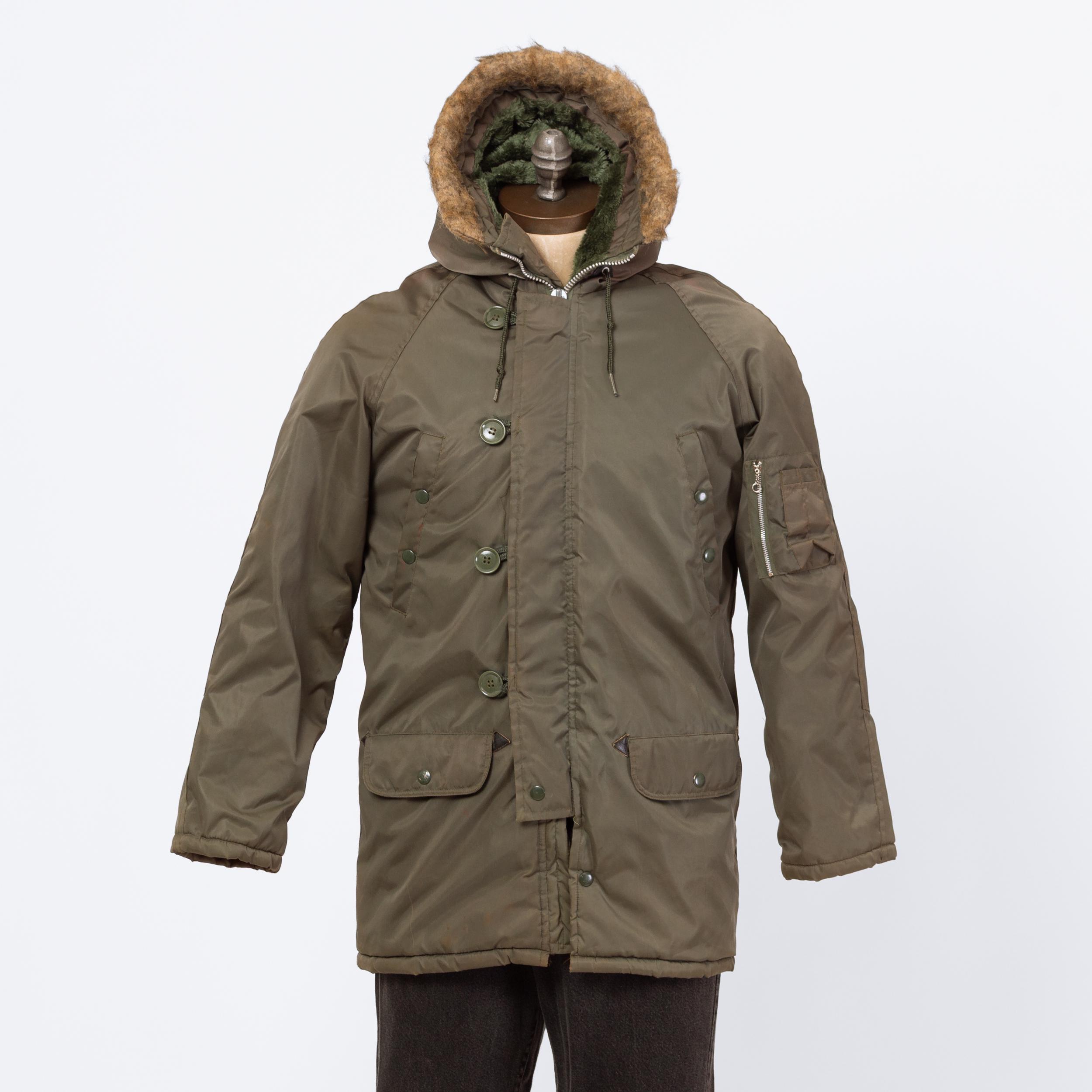 enof ミリタリージャケット Vintage 80s Arctic Parka Envoy N-3B Hooded Flight Jacket - Small