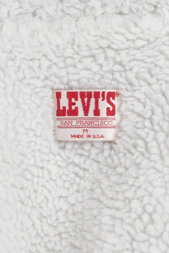 Medium Vintage Levi's Acid Wash Sherpa Jacket Men's … Gem